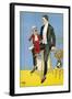 Late 19th Century Poster of Ventriloquist and Dummy-null-Framed Giclee Print