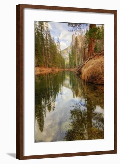 Late Afternoon Along the Merced River-Vincent James-Framed Photographic Print