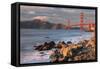 Late Afternoon, Baker Beach, San Francisco-Vincent James-Framed Stretched Canvas