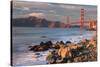 Late Afternoon, Baker Beach, San Francisco-Vincent James-Stretched Canvas