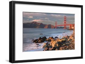 Late Afternoon, Baker Beach, San Francisco-Vincent James-Framed Photographic Print