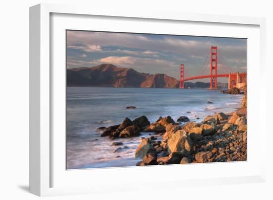 Late Afternoon, Baker Beach, San Francisco-Vincent James-Framed Photographic Print