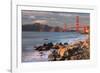 Late Afternoon, Baker Beach, San Francisco-Vincent James-Framed Photographic Print