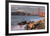 Late Afternoon, Baker Beach, San Francisco-Vincent James-Framed Photographic Print