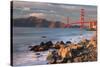 Late Afternoon, Baker Beach, San Francisco-Vincent James-Stretched Canvas