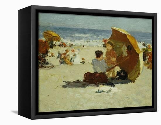 Late Afternoon, Coney Island-Edward Henry Potthast-Framed Stretched Canvas