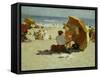 Late Afternoon, Coney Island-Edward Henry Potthast-Framed Stretched Canvas