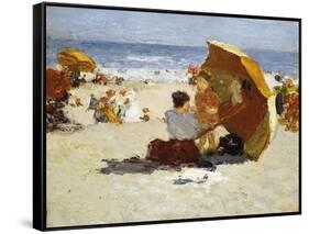 Late Afternoon, Coney Island-Edward Henry Potthast-Framed Stretched Canvas