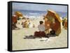 Late Afternoon, Coney Island-Edward Henry Potthast-Framed Stretched Canvas