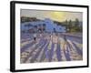 Late Afternoon Football, Ornos, Mykonos-Andrew Macara-Framed Giclee Print