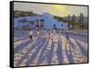 Late Afternoon Football, Ornos, Mykonos-Andrew Macara-Framed Stretched Canvas