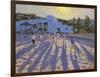 Late Afternoon Football, Ornos, Mykonos-Andrew Macara-Framed Giclee Print