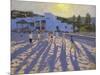 Late Afternoon Football, Ornos, Mykonos-Andrew Macara-Mounted Giclee Print