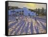 Late Afternoon Football, Ornos, Mykonos-Andrew Macara-Framed Stretched Canvas