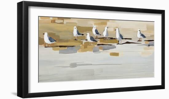 Late Afternoon Gathering  -Angela Maritz-Framed Giclee Print