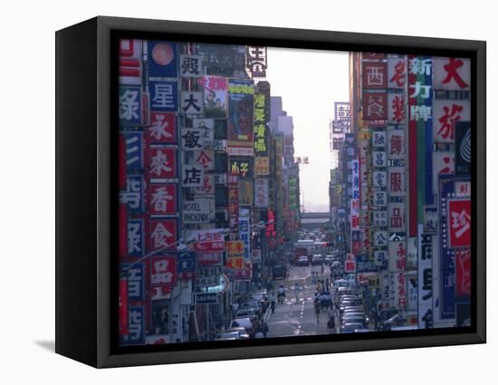 Late Afternoon, Hankow Street, Taipei, Taiwan, Asia-Alain Evrard-Framed Stretched Canvas