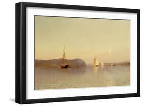 Late Afternoon, Haverstraw Bay-Francis Augustus Silva-Framed Giclee Print