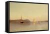 Late Afternoon, Haverstraw Bay-Francis Augustus Silva-Framed Stretched Canvas