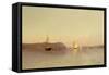 Late Afternoon, Haverstraw Bay-Francis Augustus Silva-Framed Stretched Canvas