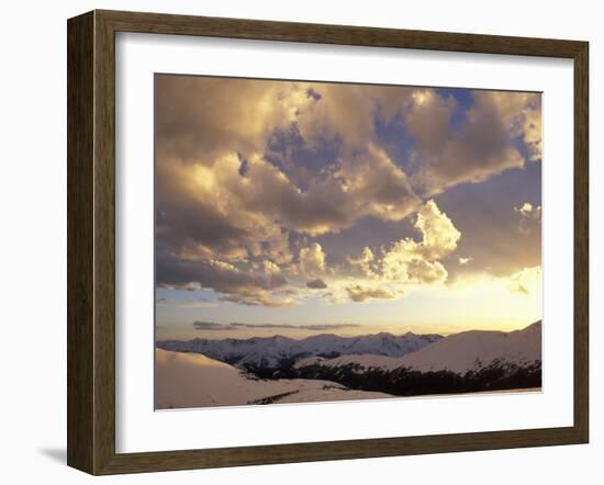 Late Afternoon in the Rocky Mountains, Rocky Mountain National Park, Colorado, USA-Jerry & Marcy Monkman-Framed Photographic Print