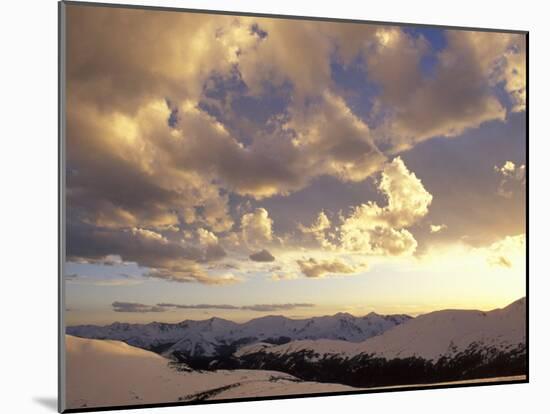 Late Afternoon in the Rocky Mountains, Rocky Mountain National Park, Colorado, USA-Jerry & Marcy Monkman-Mounted Photographic Print