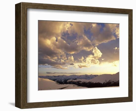 Late Afternoon in the Rocky Mountains, Rocky Mountain National Park, Colorado, USA-Jerry & Marcy Monkman-Framed Photographic Print