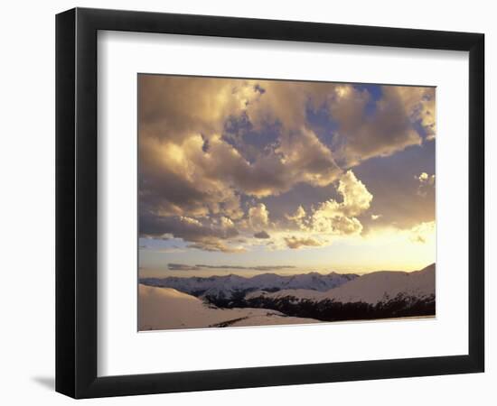 Late Afternoon in the Rocky Mountains, Rocky Mountain National Park, Colorado, USA-Jerry & Marcy Monkman-Framed Photographic Print