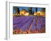 Late Afternoon, Lavender Fields-Philip Craig-Framed Giclee Print