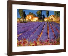 Late Afternoon, Lavender Fields-Philip Craig-Framed Giclee Print