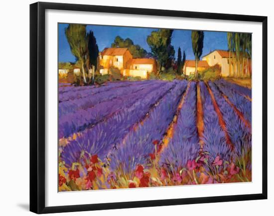 Late Afternoon, Lavender Fields-Philip Craig-Framed Giclee Print