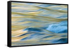 Late Afternoon Light and Merced River Abstract-Vincent James-Framed Stretched Canvas