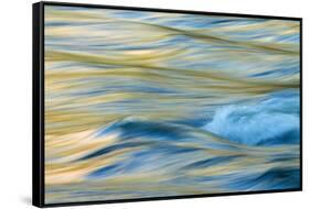 Late Afternoon Light and Merced River Abstract-Vincent James-Framed Stretched Canvas