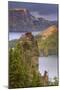 Late Afternoon Light at Crater's Edge, Crater Lake Oregon-Vincent James-Mounted Photographic Print