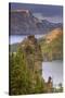 Late Afternoon Light at Crater's Edge, Crater Lake Oregon-Vincent James-Stretched Canvas