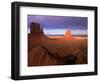 Late Afternoon Light Colors the Rock Formations, Monument Valley, Utah, USA-Janis Miglavs-Framed Photographic Print