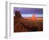 Late Afternoon Light Colors the Rock Formations, Monument Valley, Utah, USA-Janis Miglavs-Framed Photographic Print
