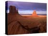 Late Afternoon Light Colors the Rock Formations, Monument Valley, Utah, USA-Janis Miglavs-Stretched Canvas