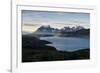Late Afternoon Light in the Torres Del Paine National Park, Patagonia, Chile, South America-Michael Runkel-Framed Photographic Print