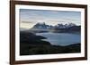 Late Afternoon Light in the Torres Del Paine National Park, Patagonia, Chile, South America-Michael Runkel-Framed Photographic Print