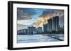 Late Afternoon Light over the High Rise Hotels of Waikiki Beach-Michael-Framed Photographic Print