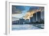 Late Afternoon Light over the High Rise Hotels of Waikiki Beach-Michael-Framed Photographic Print