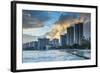 Late Afternoon Light over the High Rise Hotels of Waikiki Beach-Michael-Framed Photographic Print