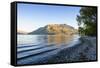 Late Afternoon Light over the Shores of Lake Wakatipu-Michael-Framed Stretched Canvas