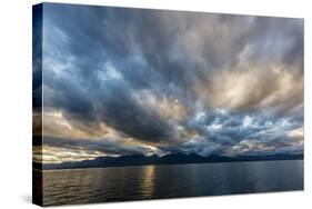 Late Afternoon Light Rays over Isla Del Carmen, Baja California Sur, Mexico, North America-Michael Nolan-Stretched Canvas