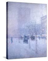 Late Afternoon, New York, Winter, 1900-Childe Hassam-Stretched Canvas