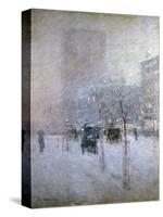 Late Afternoon, New York, Winter, 1900-Childe Hassam-Stretched Canvas