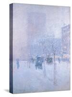 Late Afternoon, New York, Winter, 1900-Childe Frederick Hassam-Stretched Canvas