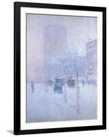 Late Afternoon, New York, Winter, 1900-Childe Frederick Hassam-Framed Giclee Print