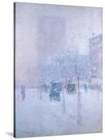 Late Afternoon, New York, Winter, 1900-Childe Frederick Hassam-Stretched Canvas