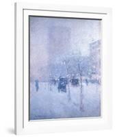 Late Afternoon, New York: Winter-Frederick Childe Hassam-Framed Giclee Print